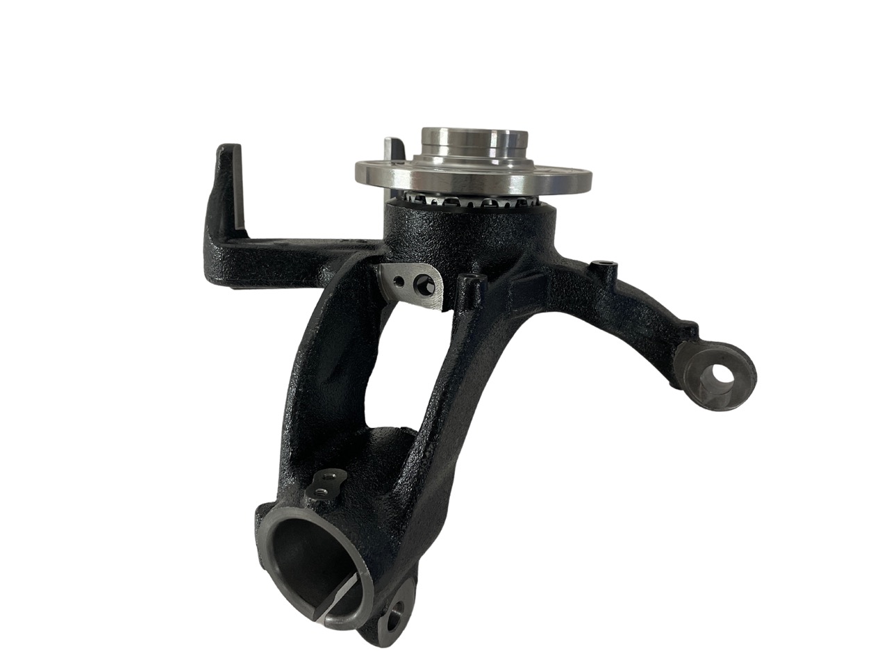 Fusee + wiellager - Rechts voor - (Vw Polo 2G / AW1) - OEM: 2Q0407256M / 2Q0407256G / 2Q0407256AF